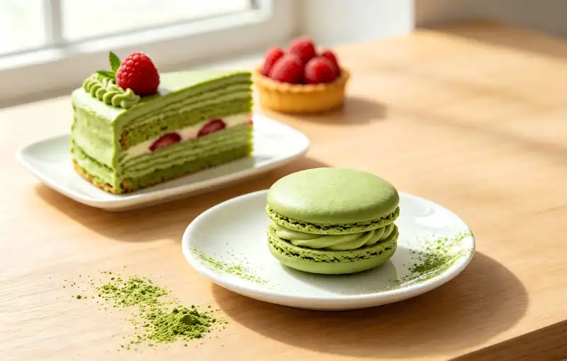 Matcha Powder for Macaron and French Pastry Applications